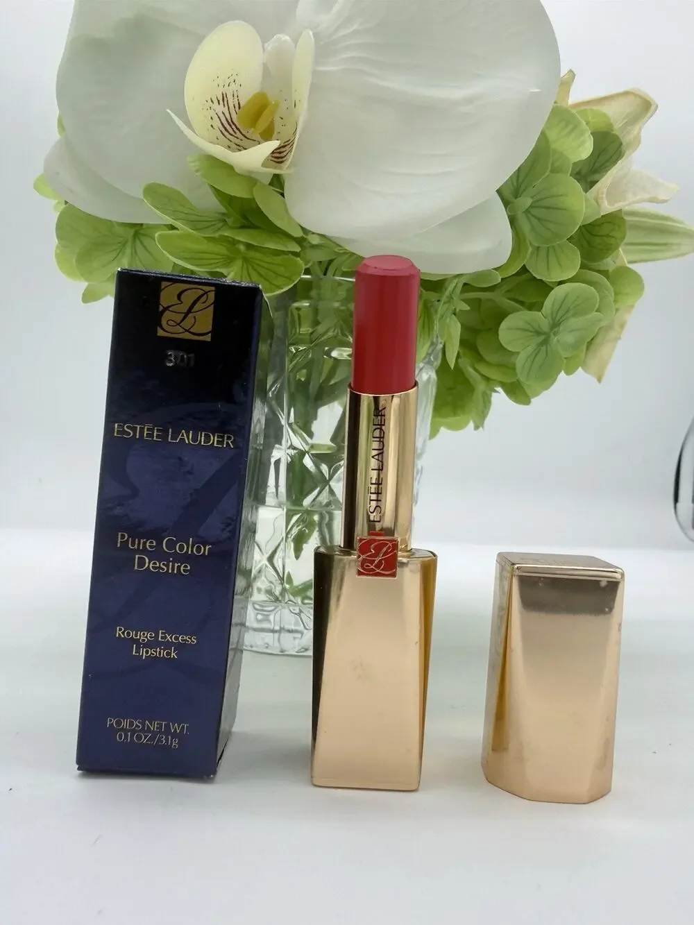 Estee Lauder Pure Color Desire Rouge Excess Lipstick Shade 301 OUTSMART 3.1g